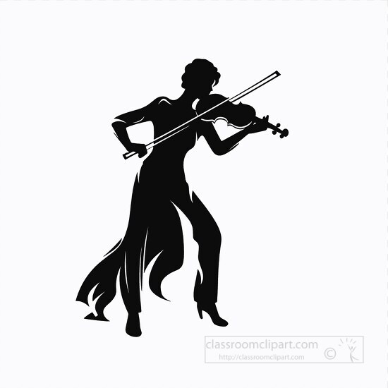 female violinist