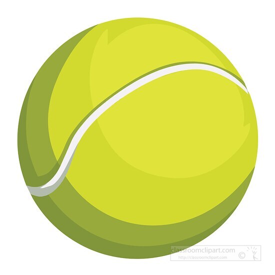 fun bright yellow tennis ball