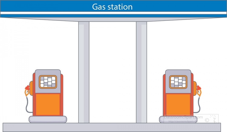 gas station clipart