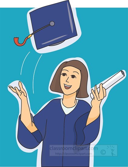 Throwing Graduation Caps PNG Transparent Images Free Download, Vector  Files