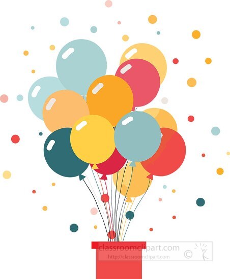 Birthday Clipart-group of birthday attached to gift