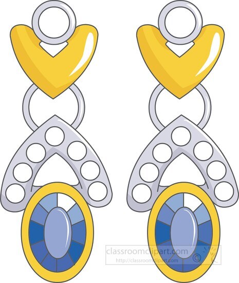 hanging blue gold diamond earrings jewelry