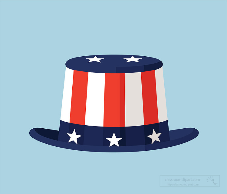 hat with stars and strips