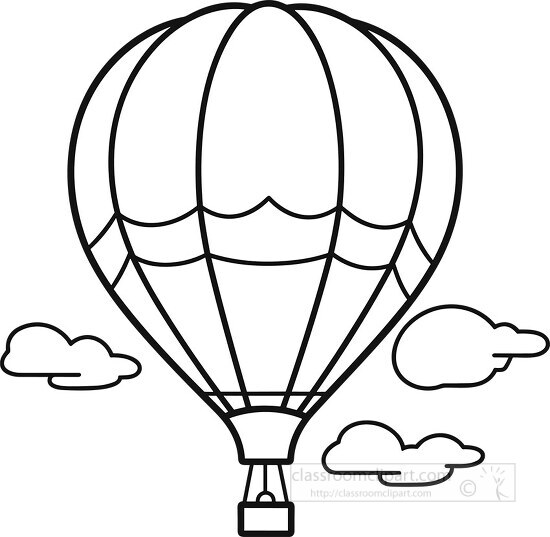 balloon clip art outline