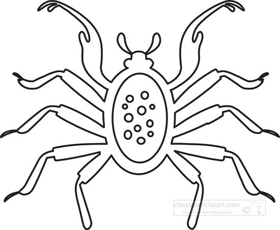 illustration of a colorful tick flat design top view clip art