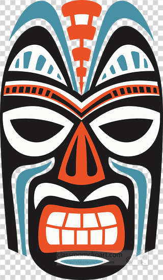 indigenous New Zealand Maori facial mask