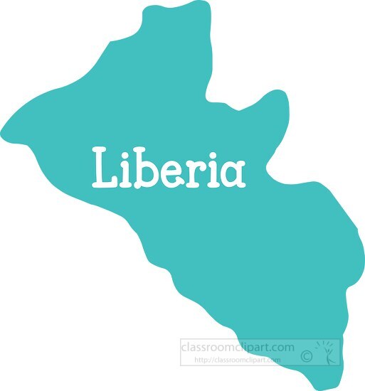 liberia color map