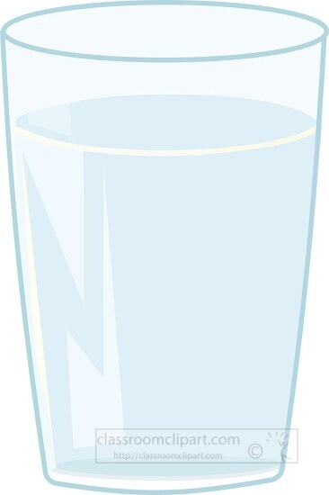milk in a clear glass