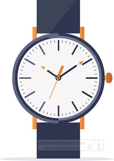 minimalistic and modern watch design with prominent hour markers