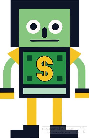 money cartoon character with arms and legs