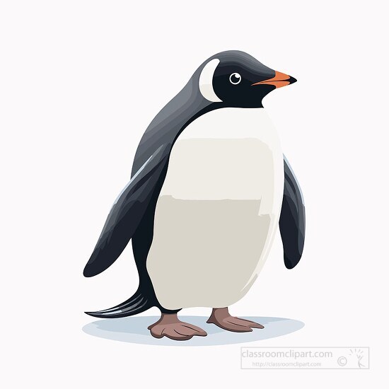 penguin with stubby wings clip art
