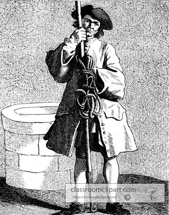 18th century well cleaner