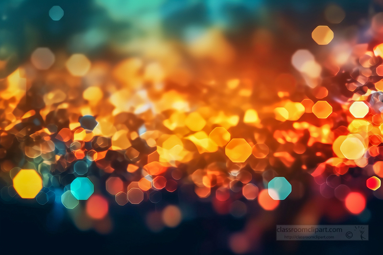 abstract bokeh background with colorful lights