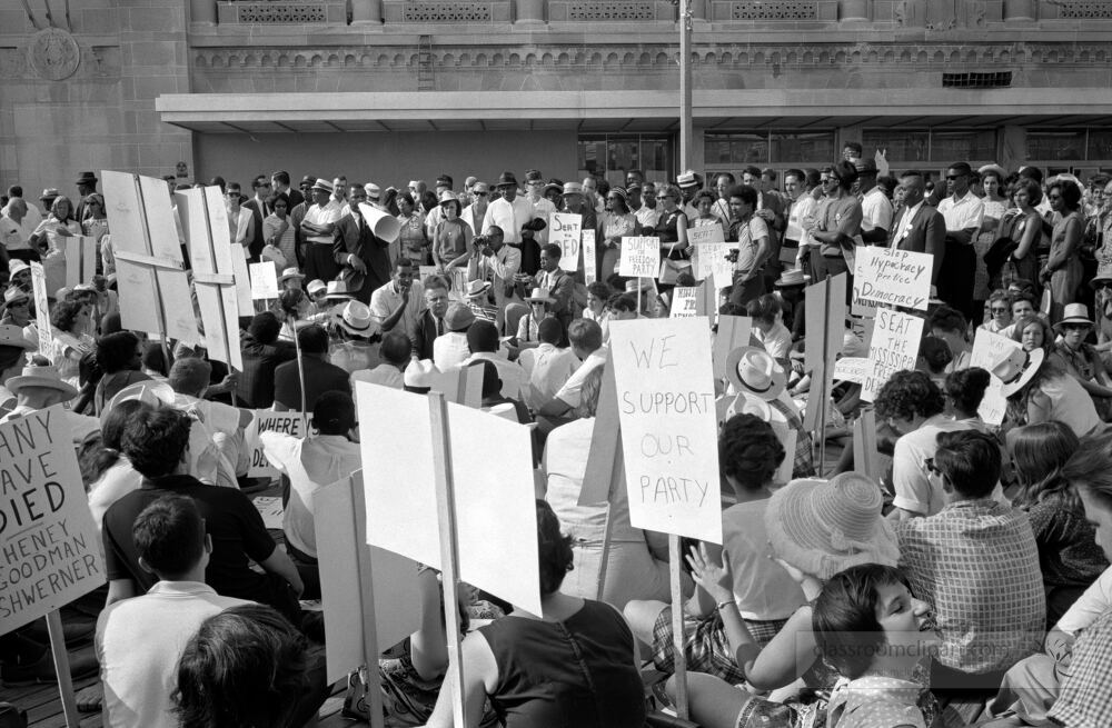 African American and white Mississippi Freedom Democratic Party