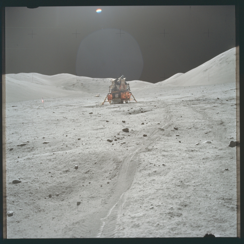 apollo 17 mission moon landing 129