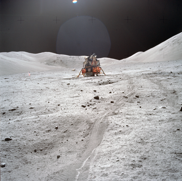 apollo 17 mission moon landing 129