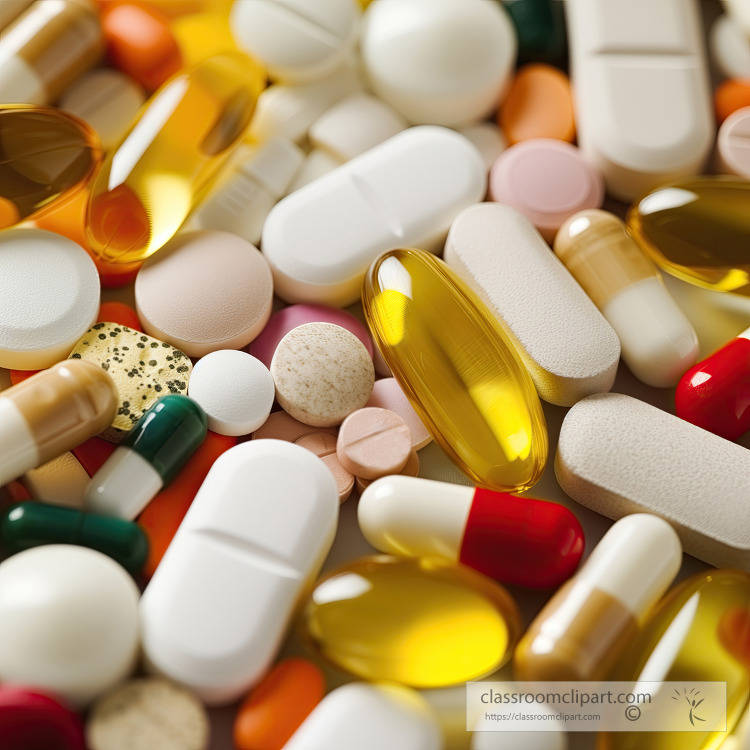 assortment of prescription drugs for treatment