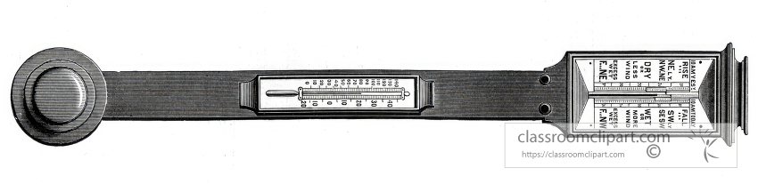 barometer with thermometer