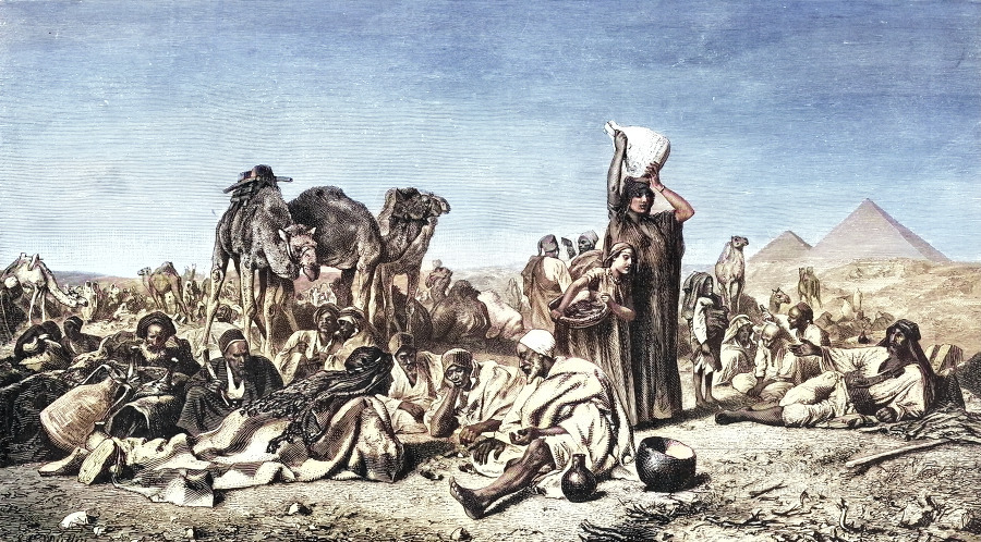 Bedoun camp in the eyptian desert copy