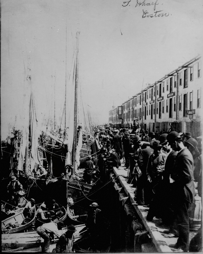 Boston fishermans wharf 1890