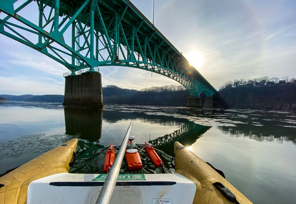 bridge over Allegheny River in Pennsylvania