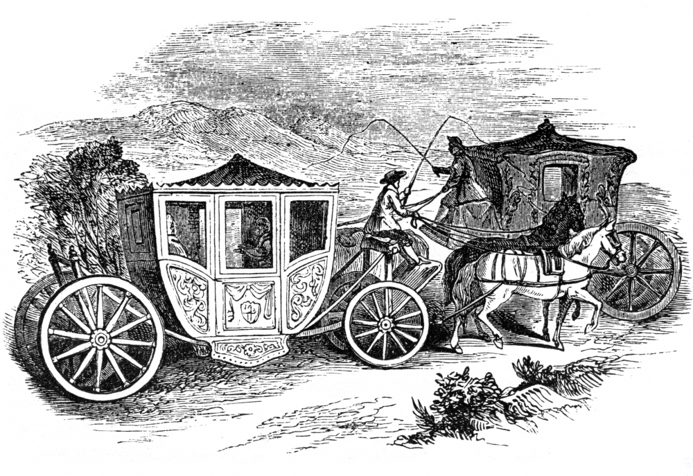 carriage historical illustration