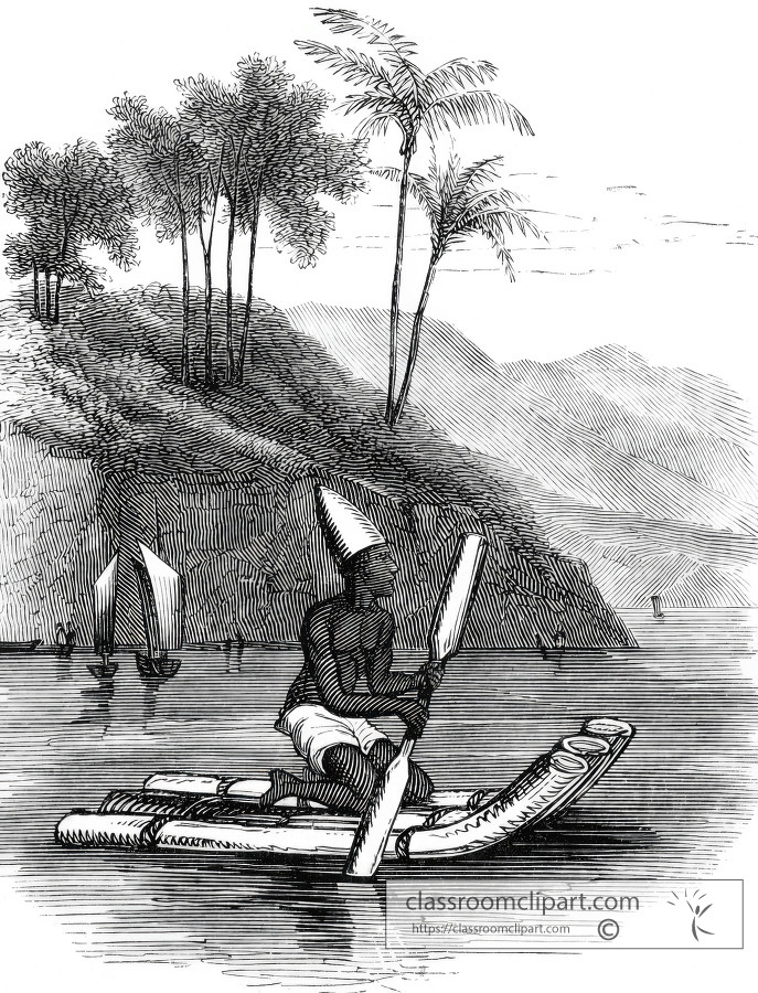 catamaran historical illustration