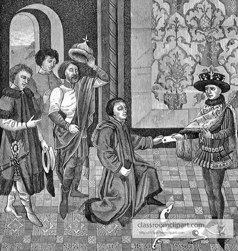 charles eldest son of king pepin receives the news of the death 