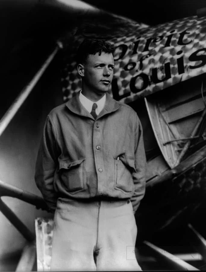 charles lindbergh a portrait photo image