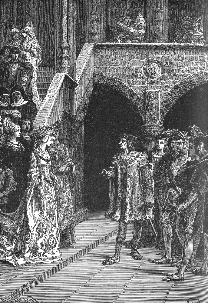 Charles VIII receives Anna of Brittany