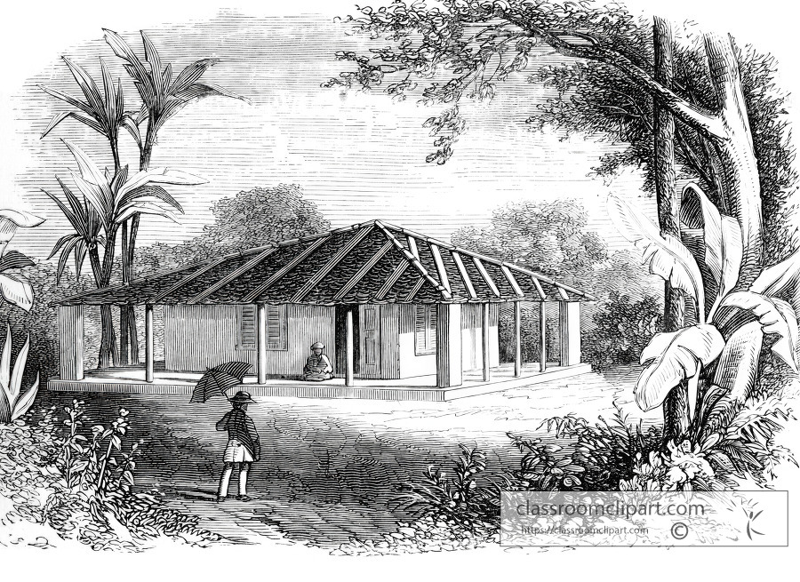 chennai bungalow historical illustration