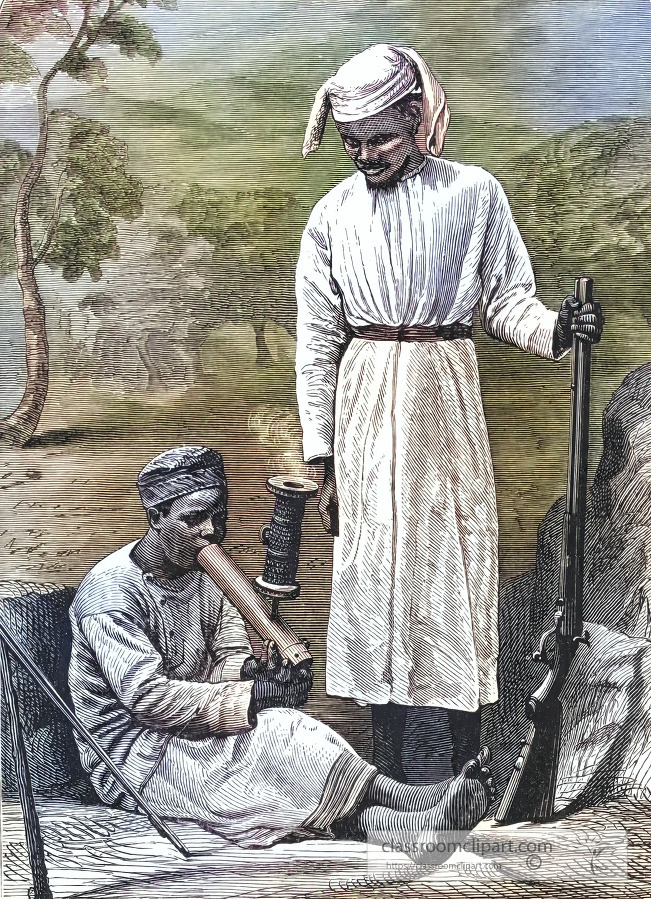 churoi and susi historical illustration africa