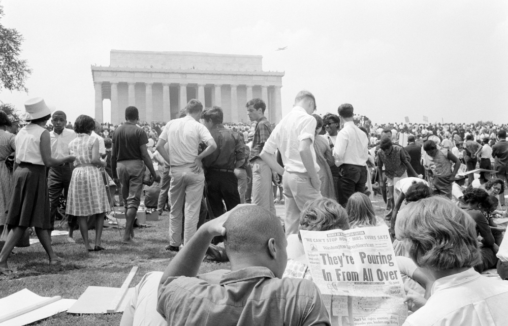Civil rights march on Washington DC 1963