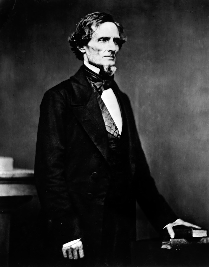 Historical Figures-Davis Jefferson portrait photo image