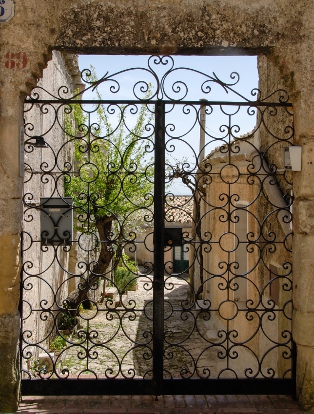 Decorative Grate in Erice Sicily