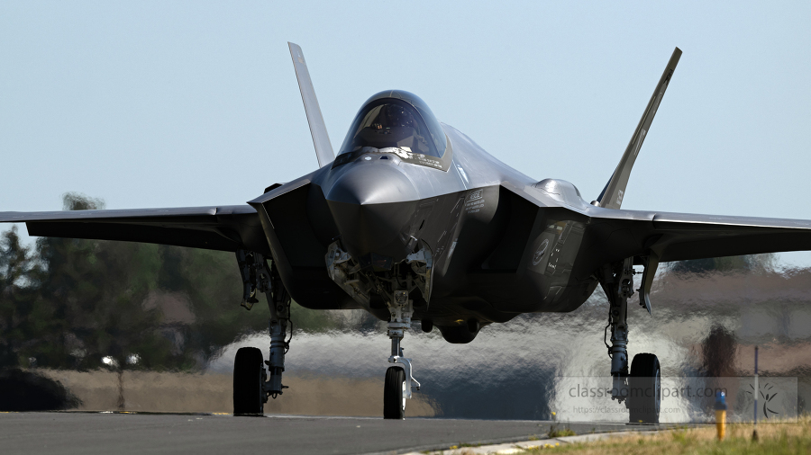 F-35A Lightning II aircraft during a exercise