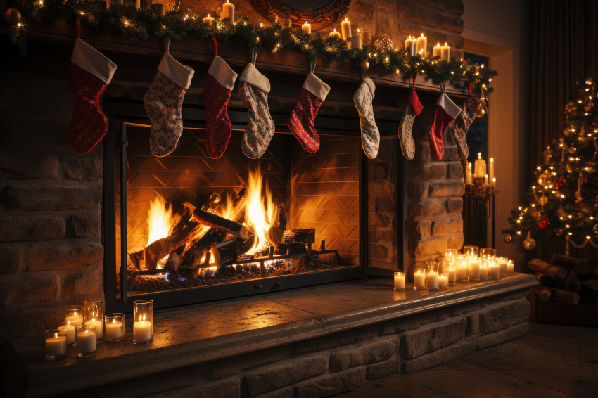 Holidays and Special Occassion Photos-fireplace is the heart of ...