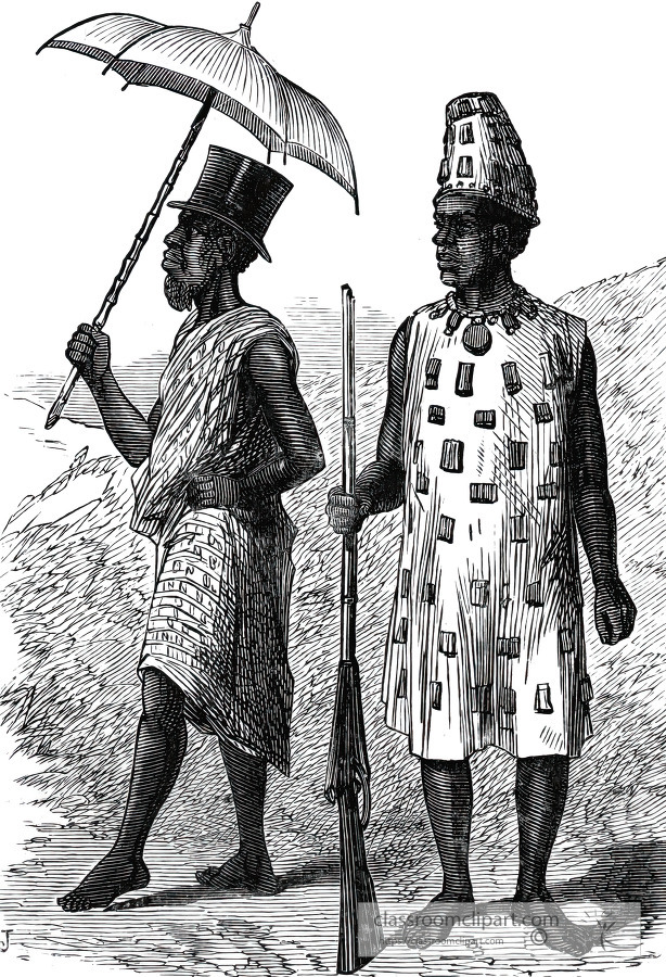 gentleman and soldier historical illustration africa