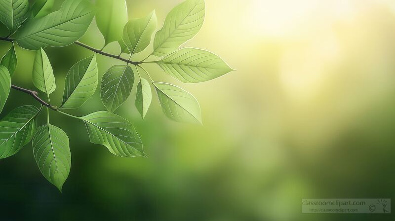 Green Kratom Leaves in a Natural Setting During Daylight