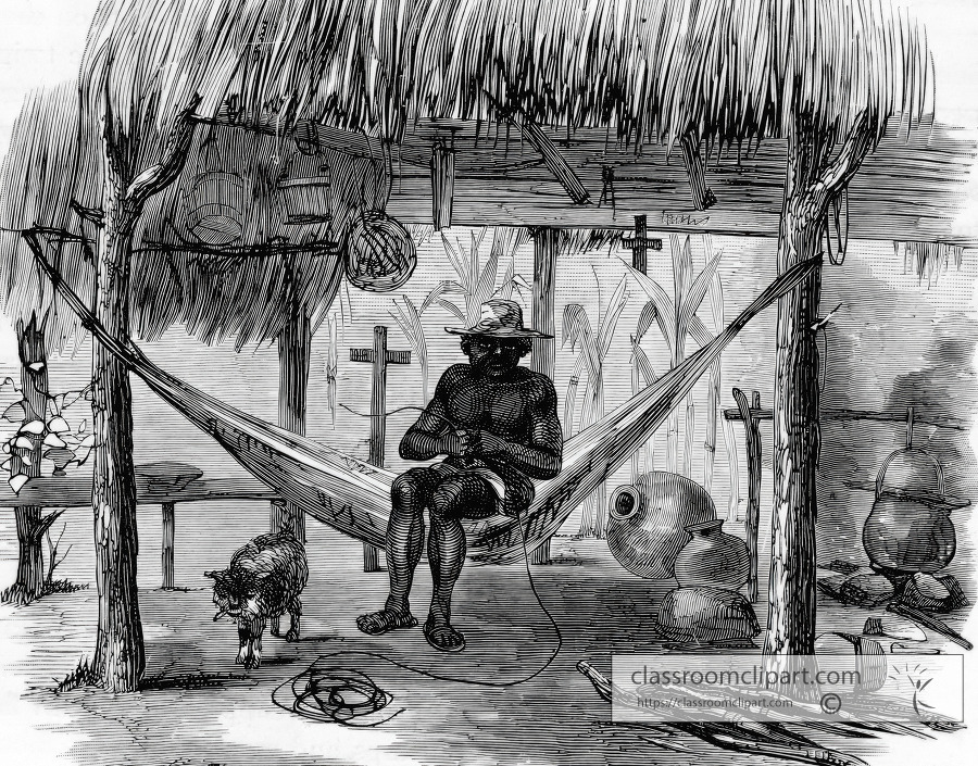 hermit at home historical illustration
