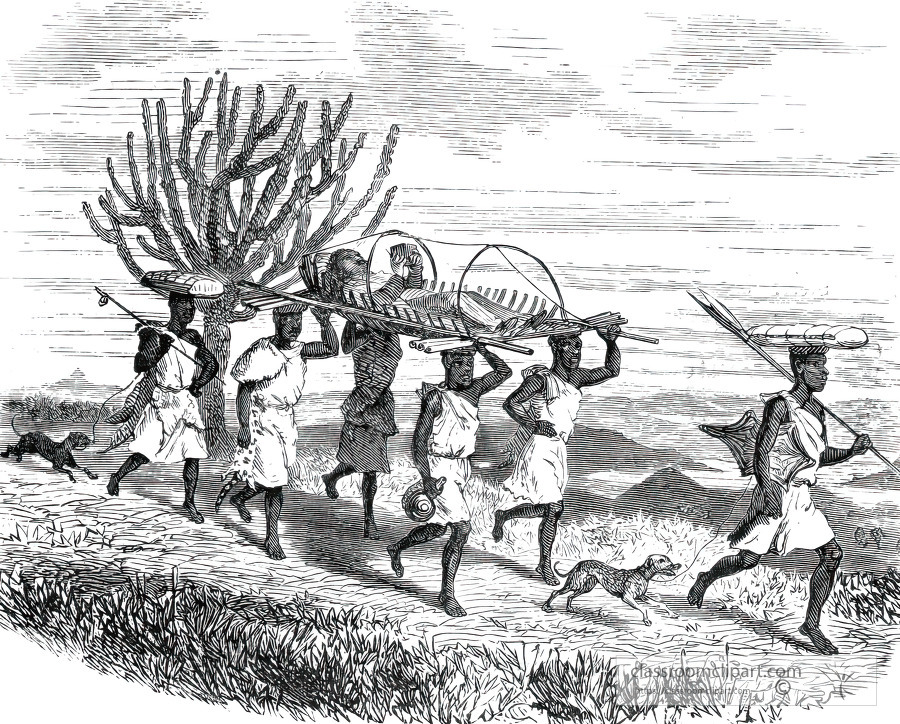 Historic Illustration of Africa 019