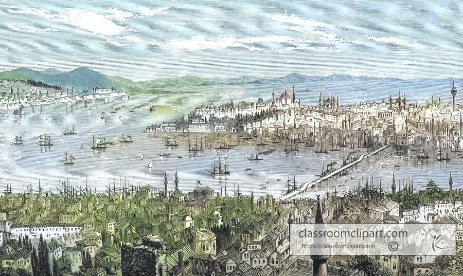 Historical Illustration of Constantinople