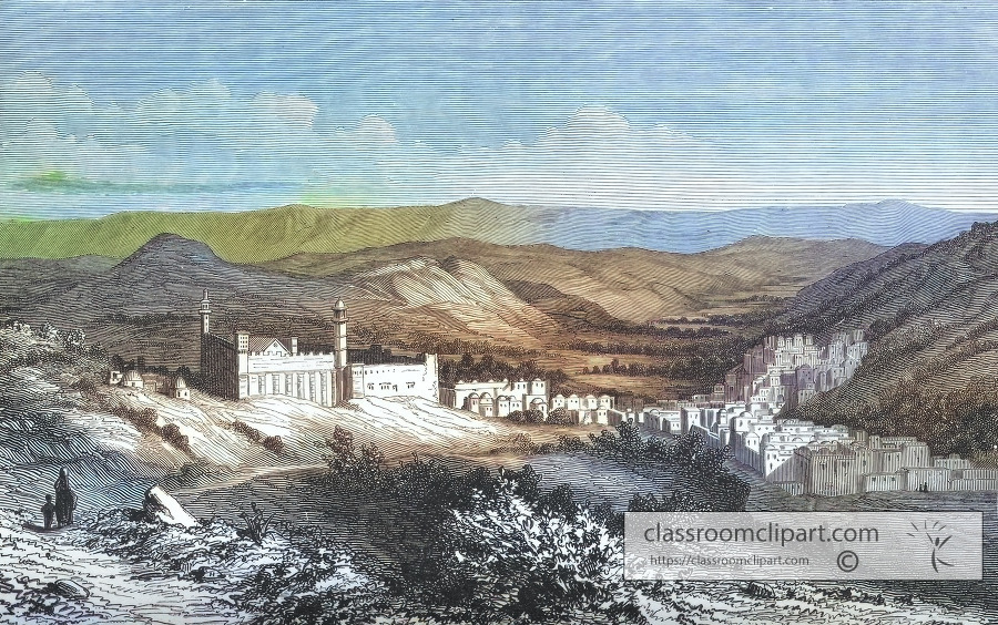 Historical Illustration of Hebron Syria