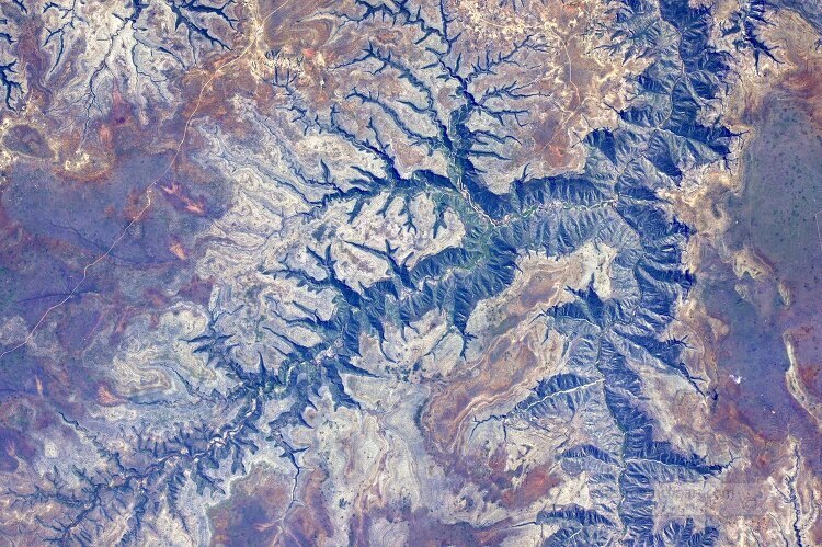 International Space Station water valley color gorgeous