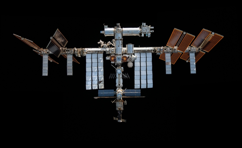 ISS 110mm nadir mosaic created with imagery from Expedition 66