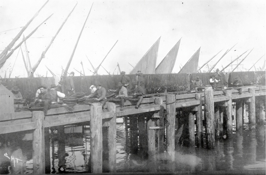 Italian fishermen San Francisco Harbor 1891