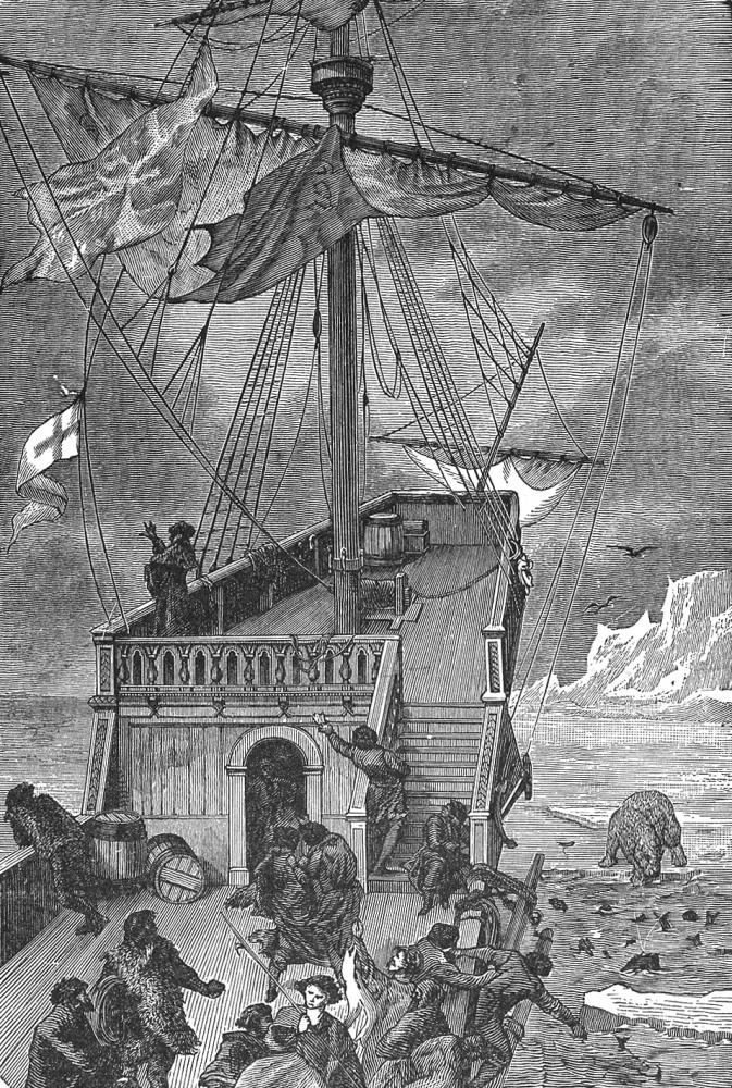 John Cabot on the shore of  Labrador