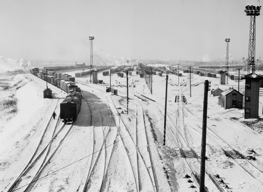 learing yards of the Belt Railway Company of Chicago