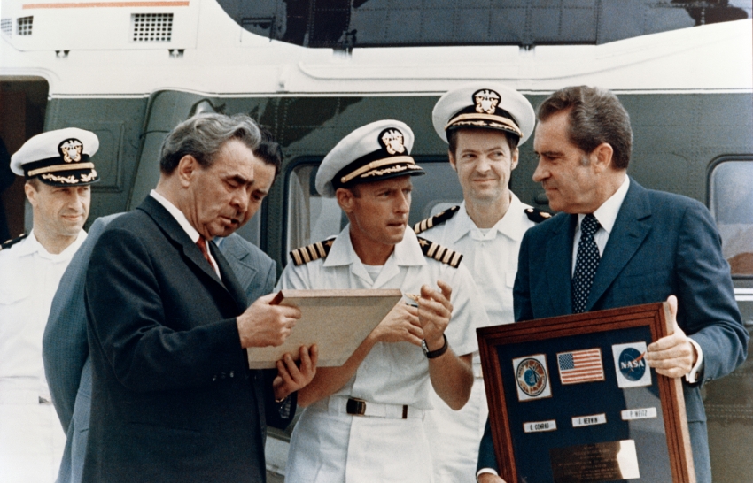 leonid breznev and richard nixon