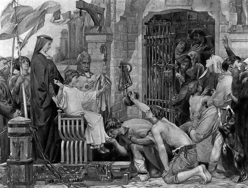 Louis IX opens the Jails of France